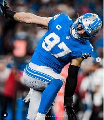 This is a photo of Aiden Hutchinson