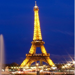 This is a photo of the Eiffel Tower in Paris, France