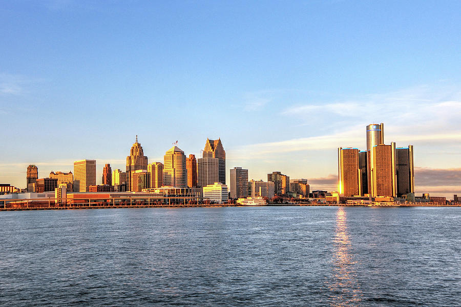 Detroit Skyline from the Detroit River